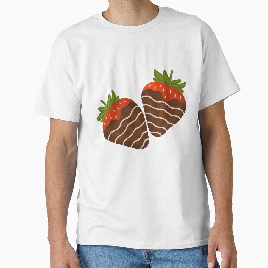Chocolate Covered Strawberries | Hand-Painted Berries & Flower Graphics for Scrapbooking & Design by Katarzyna Dembek