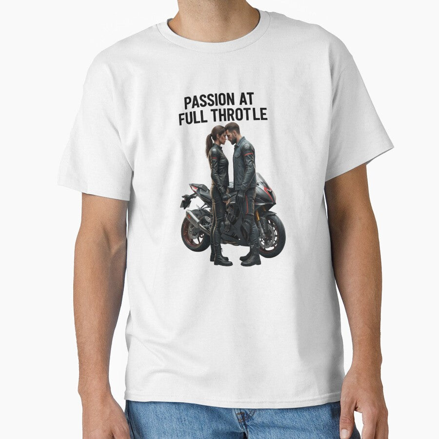 Passion at Full Throttle – Motorcycle Couple Design by TwoWheels-shop