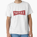 Vintage Yankee metal emblem 1950s -1960s - red print by retropetrol