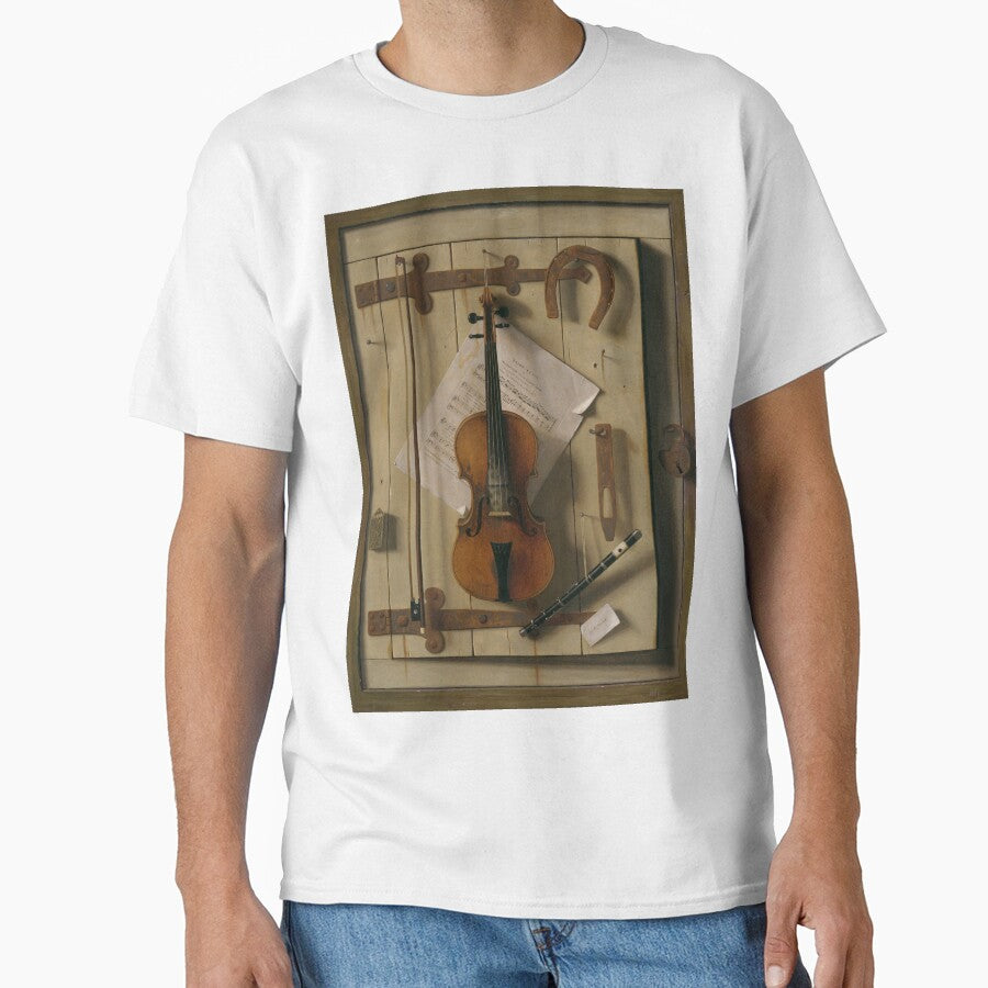 Still Life: Violin and Music, William Michael Harnett, American 1888 by CulverCrafts