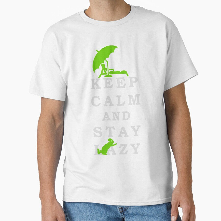 Keep Calm and Stay Lazy VRS2 by vivendulies Unisex , , , Long Sleeve Tee
