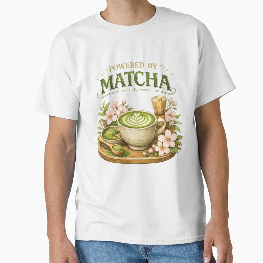 Power By Matcha by BrewmarkStudio Unisex , , , Long Sleeve Tee