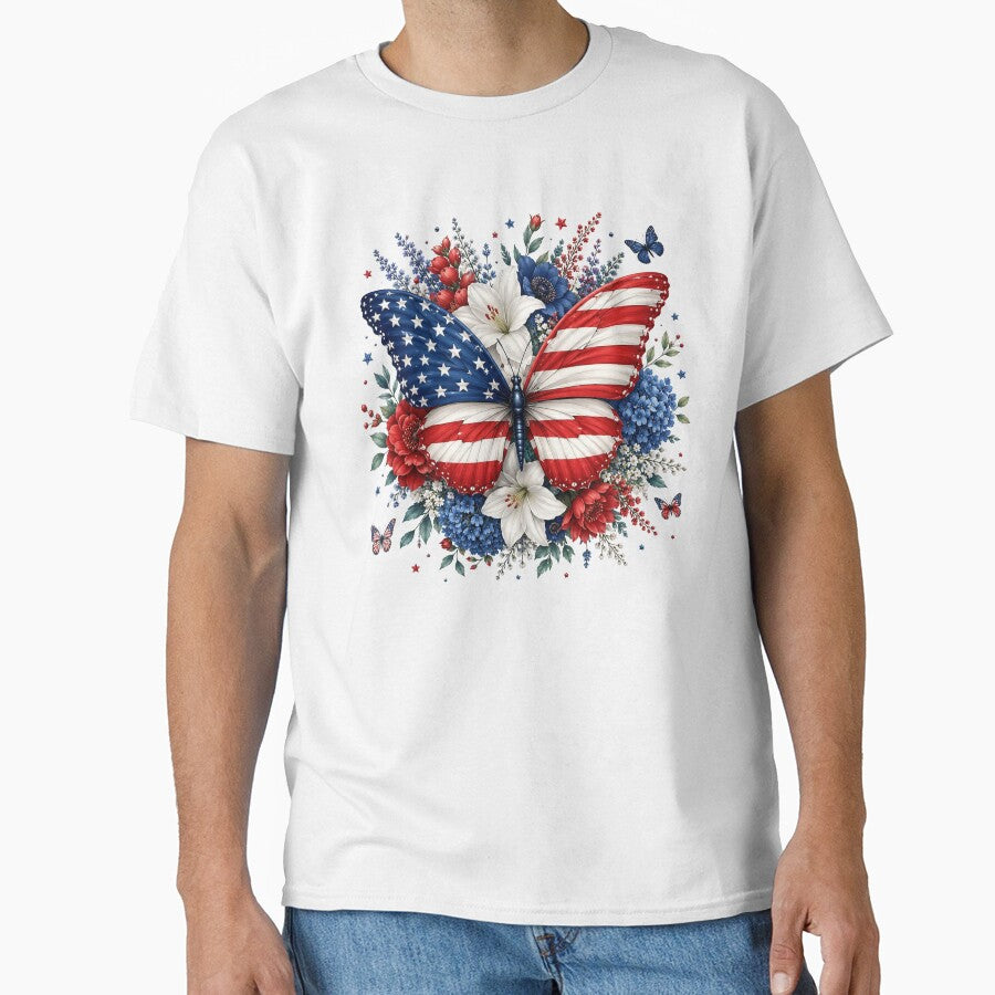 American Flag Butterfly by PetalGarden