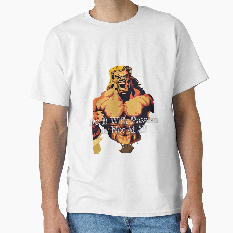 XDo It With Passion or Not At AllDesignBodybuilding Fitness Gym Workout Exercise Merch Print Design by tengamerx