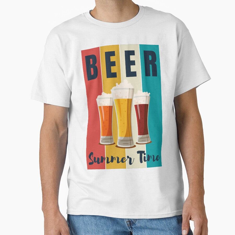 Summer Time is Beer Time by DesignedToATee Unisex , , , Long Sleeve Tee