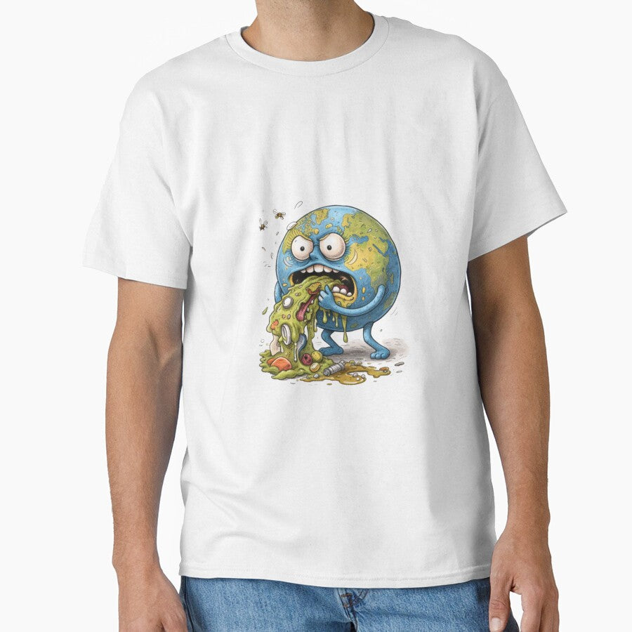Unhinged Planet Cartoon – Chaotic Weird Character by Ivy-Triggs