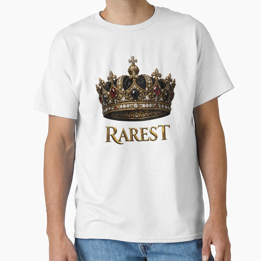 RAREST Crown – Luxury Renaissance Royal Gold Crown Art Print by Emoji Emblems
