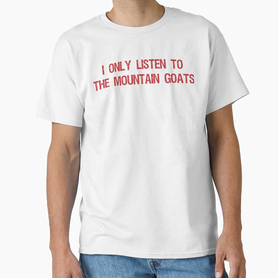 I only listen to the mountain goats Mountain lovers gift idea, Gift idea for him and for her by OnTheRunFinds