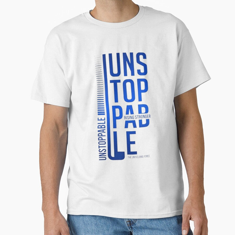 Unstoppable Typography T-Shirt Design | Self Motivation Quote by ELVIN DESIGNS