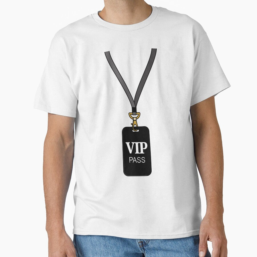 VIP Pass With Lanyard Vector Illustration by THP Creative