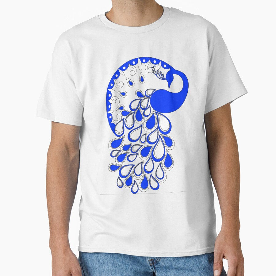 Peacock art Fitted by StoreVillaGiftt