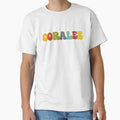 ❤️ Coralee Personalized Name Wavy Retro Shirt, Coffee Mug, Sticker Gift by HelixPedia