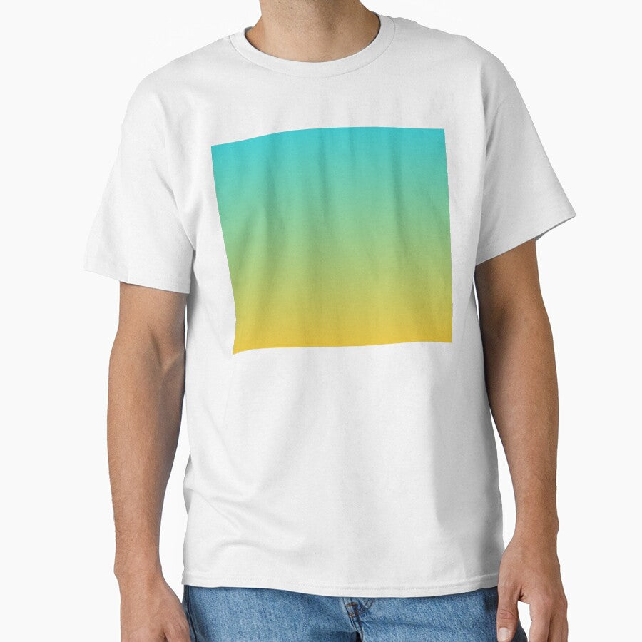 The vibrant gradient from turquoise to yellow color by MyLucidDreams