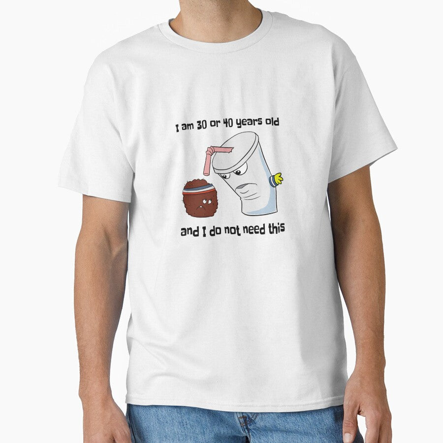 Thirty or forty years old by DugMcFug Unisex , , , Long Sleeve Tee