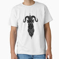 Black Phillip satan goat digital woodcut design by Magpye