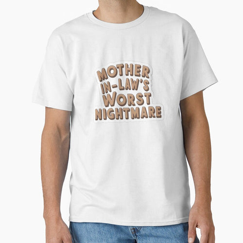 " Mother in law' worst nightmare " Slogan Logo by Lordilyes