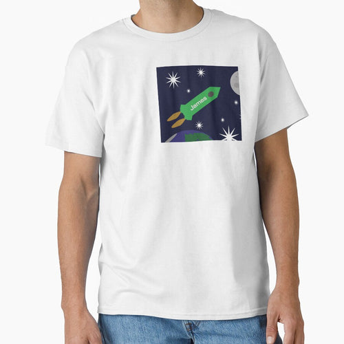 'To the moon and back' personalised green rocket with Arabic by HalunaHappy