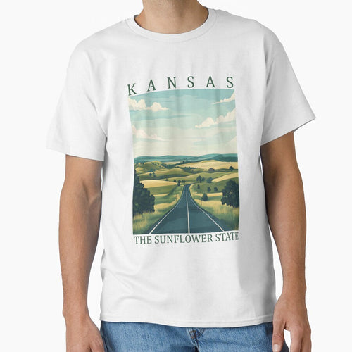 16 Kansas Travel Poster by Lucy Goosy Art