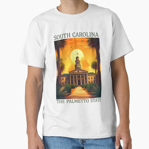 40 South Carolina Travel Poster by Lucy Goosy Art
