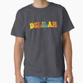 ❤️ Delilah Personalized Name Wavy Retro Shirt, Coffee Mug, Sticker Gift by HelixPedia
