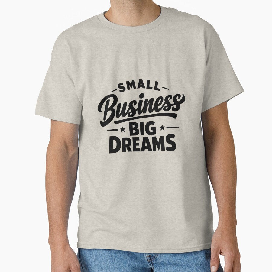 Small Business Big Dreams Inspirational Quote by PKMODLINESTUDIO