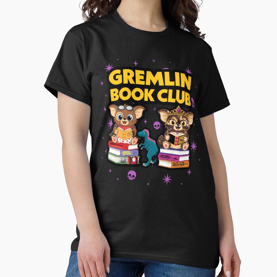 Gremlin Book Club - DCC (Black Outline) by ChollaGirl