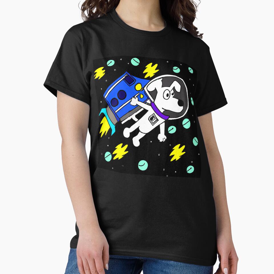 Astronaut Dog in Space by myfavoritegifts
