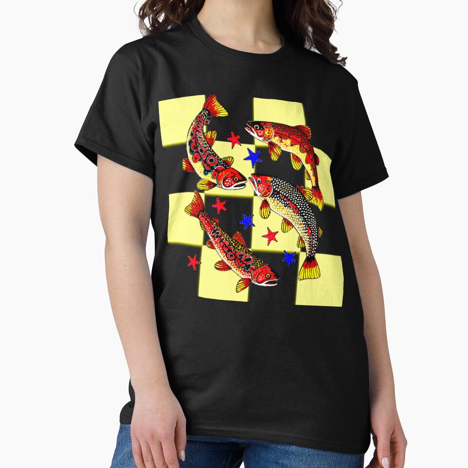 Colorful Fish Textured Design by DivineHaven