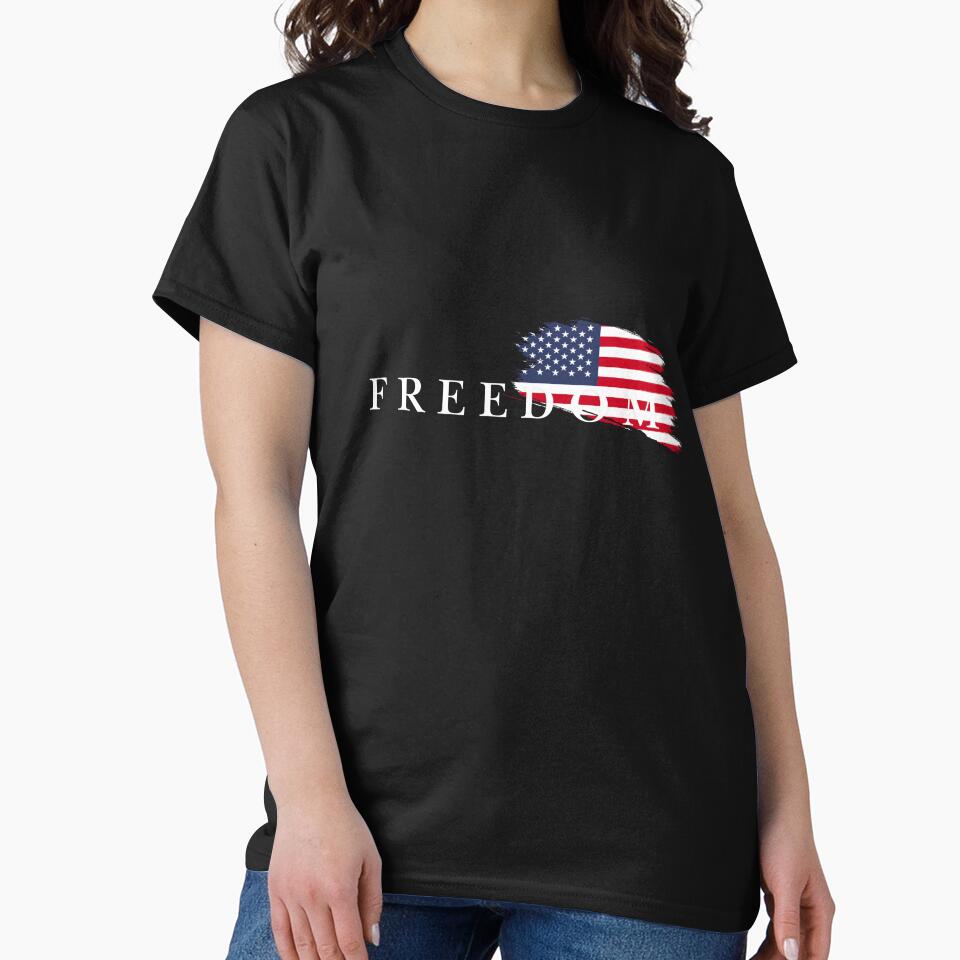 Freedom Vintage American Flag for July 4th | American Pride by Freedesign-home