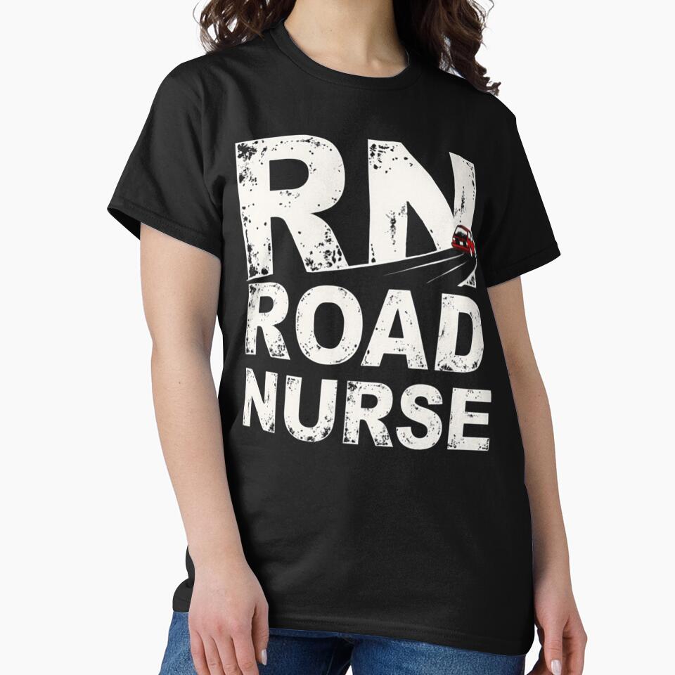 RN = Road Nurse by PerkzPrints Unisex , , , Long Sleeve Tee