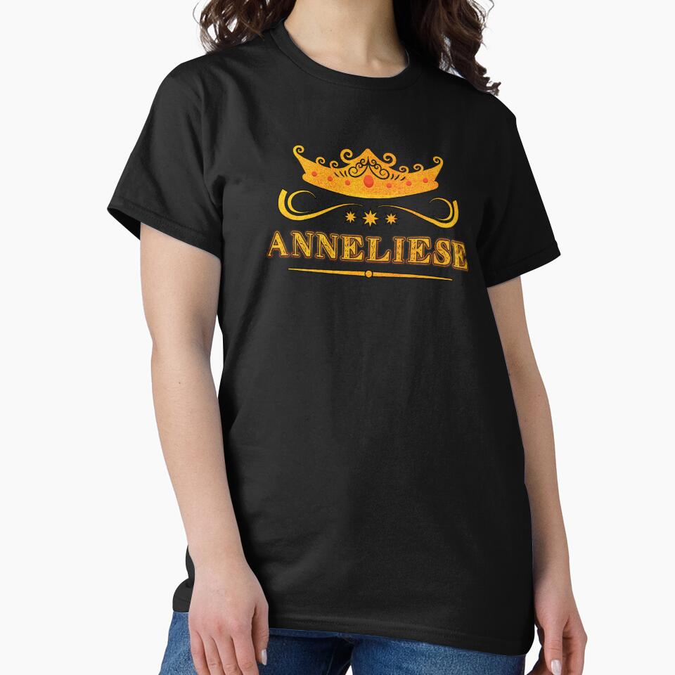 Anneliese Personalized Name With Crown - Cool & Custom Gift for Girls, Teens by Oussinc