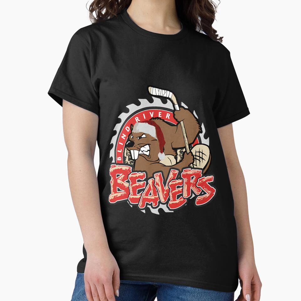 Blinds Rivers Beaverss Hockey Style Logo by VinhSinh