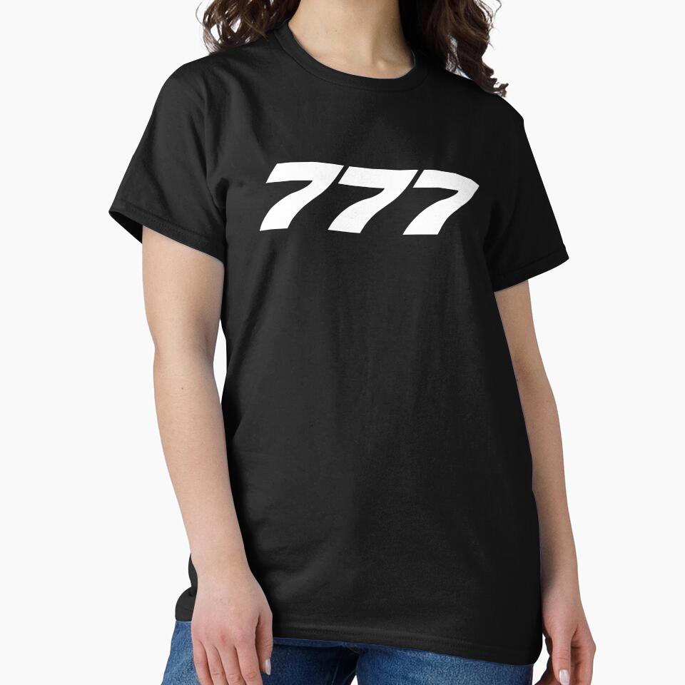 Boeing 777 Aircraft White by Fly Buy Wear