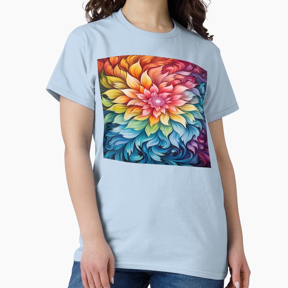 Colorful Flower Artwork by ArtbyAiGallery