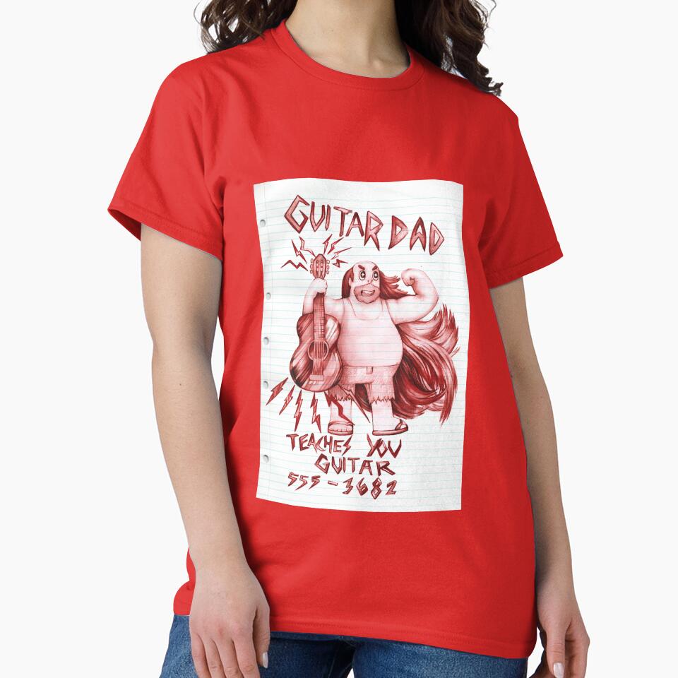 'Guitar dad' shirt - Steven Universe by Lavinia Knight