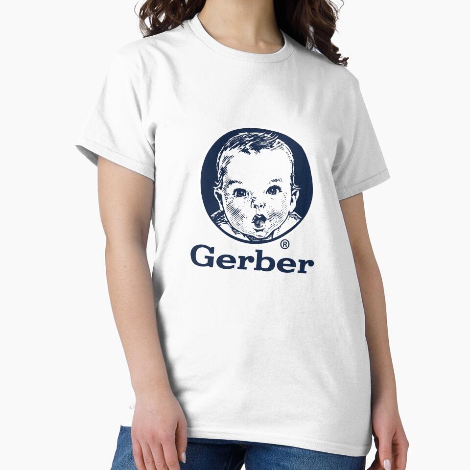 Gerber Baby Food Classic Blue Portrait Logo by Madelene É 	 Monjeau