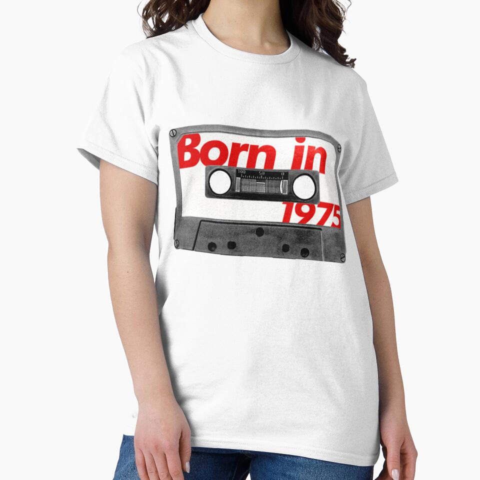 Born in 1975   Retro Style Cassette Birthday by Onapproach