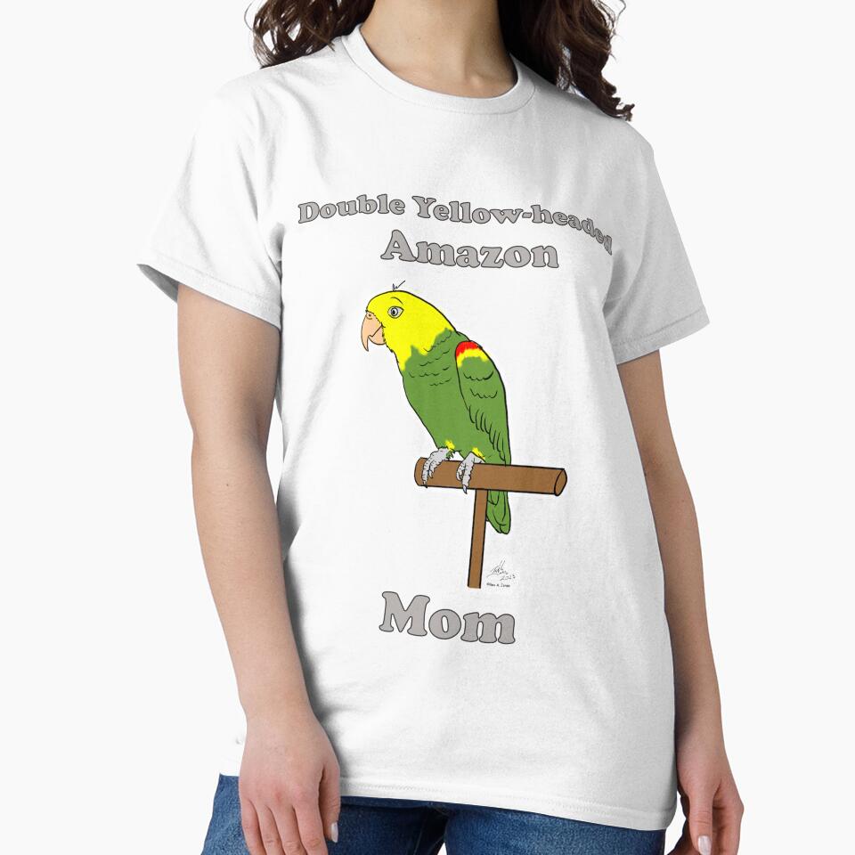 Double Yellow-headed Amazon Mom - Oscar Jones by Laughing Parrot Studio