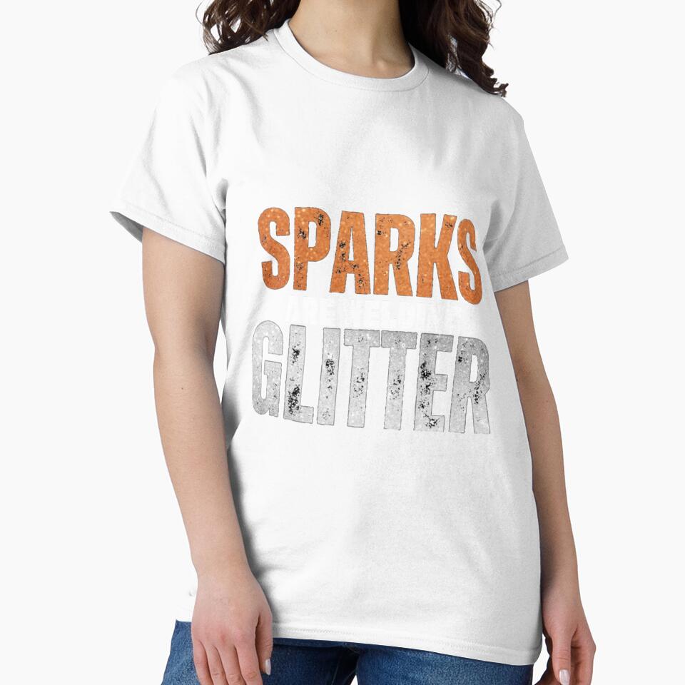 Sparks are welding glitter by BirdieMama
