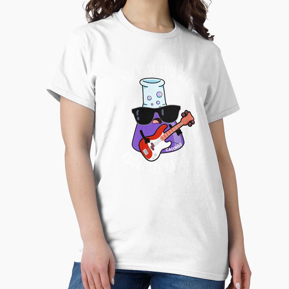 Because It's All About The Base Funny Chemistry Pun (Dark BG) by punnybone