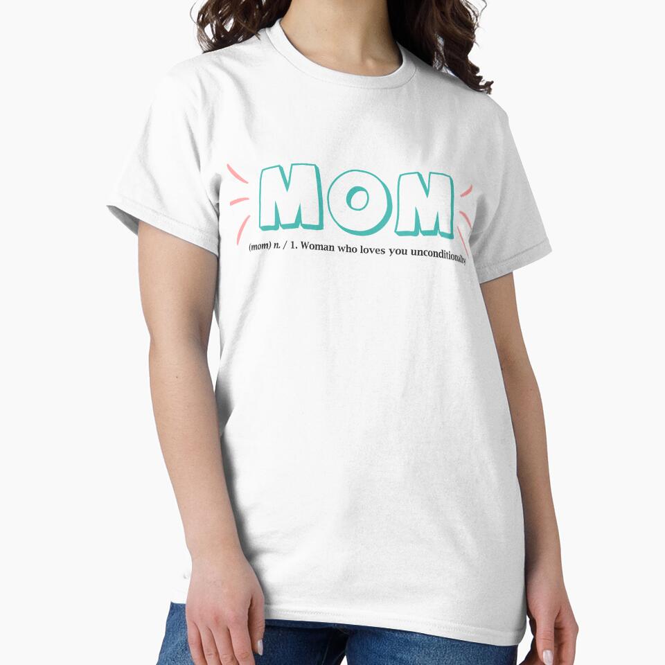 Mom lovely definition - Mothers day - Gift for mom by Xavier Vieira