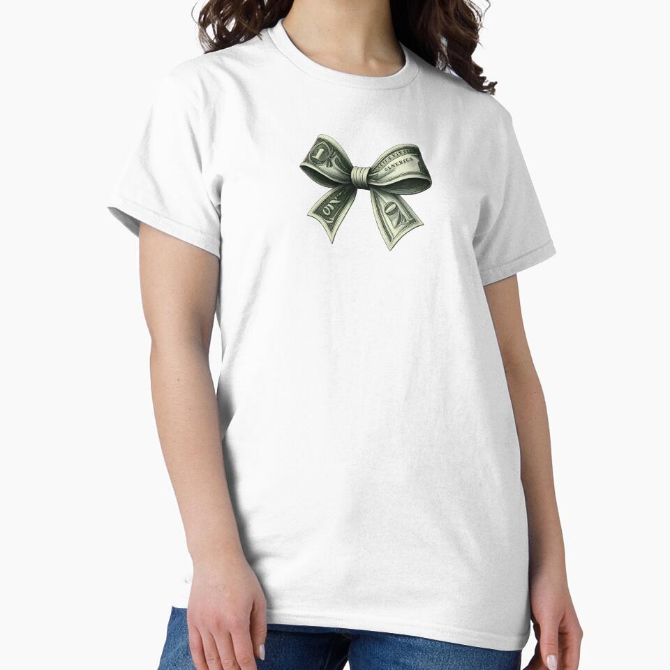 Cash Bow — Money Bow Graphic  Luxury Streetwear Design by LVLUPXP