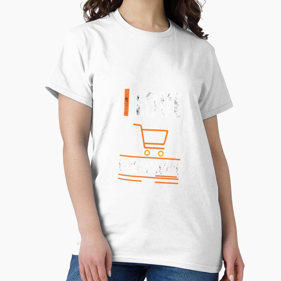 I LOVE E-COMMERCE UNIQUE AMAZING T-SHIRT by Rizteeshop