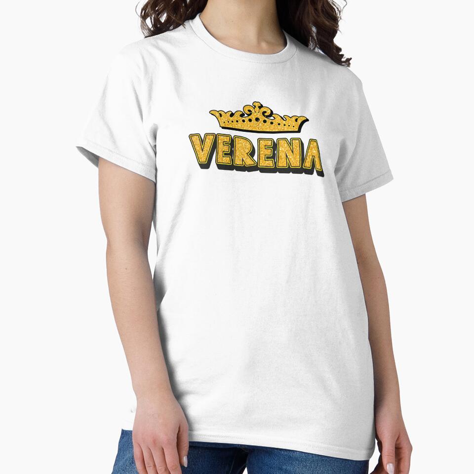 Verena Personalized Funny Custom Name Crown Design by Watsonarts