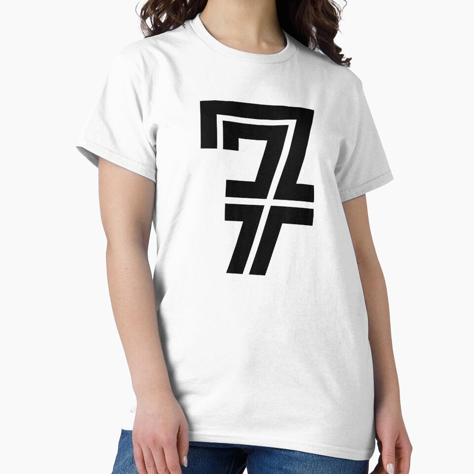 No. 7 / Player Number Seven / Football Player Number 7 (Black) by STUDIO-72