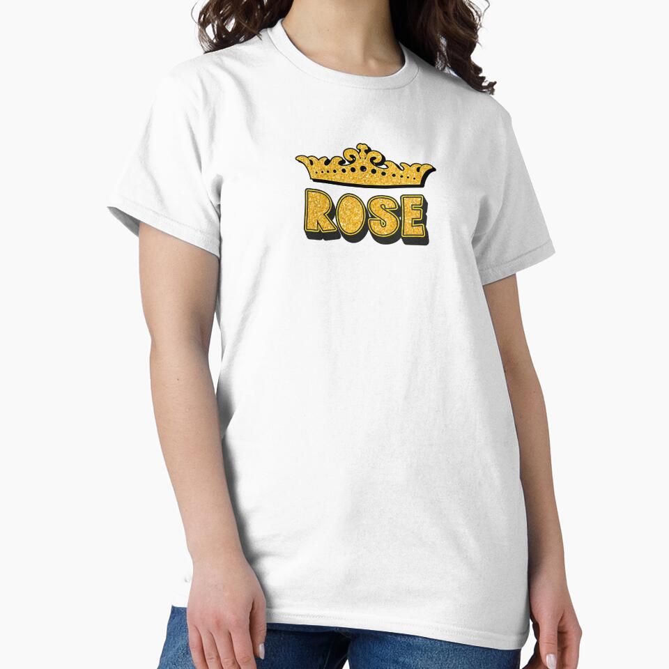 Rose Personalized Funny Custom Name Crown Design by Watsonarts