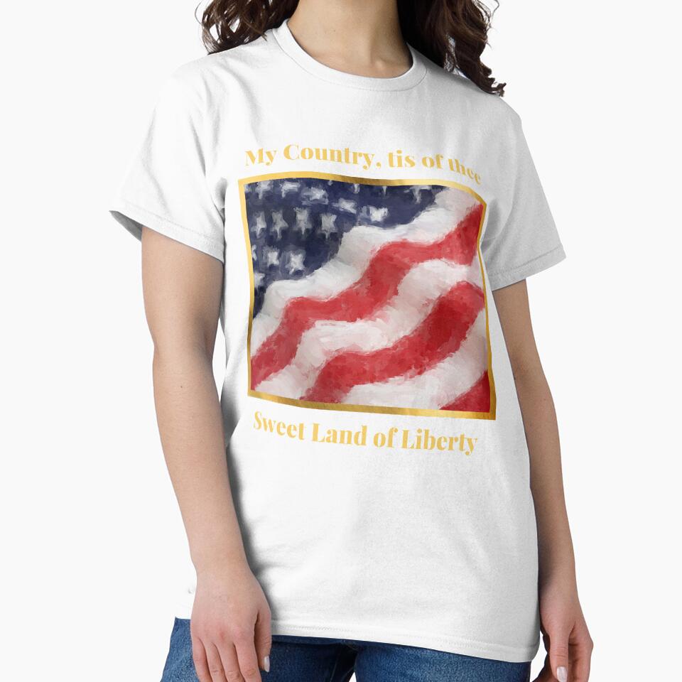 My country Tis of Thee Sweet Land of Liberty by artistoutfitter