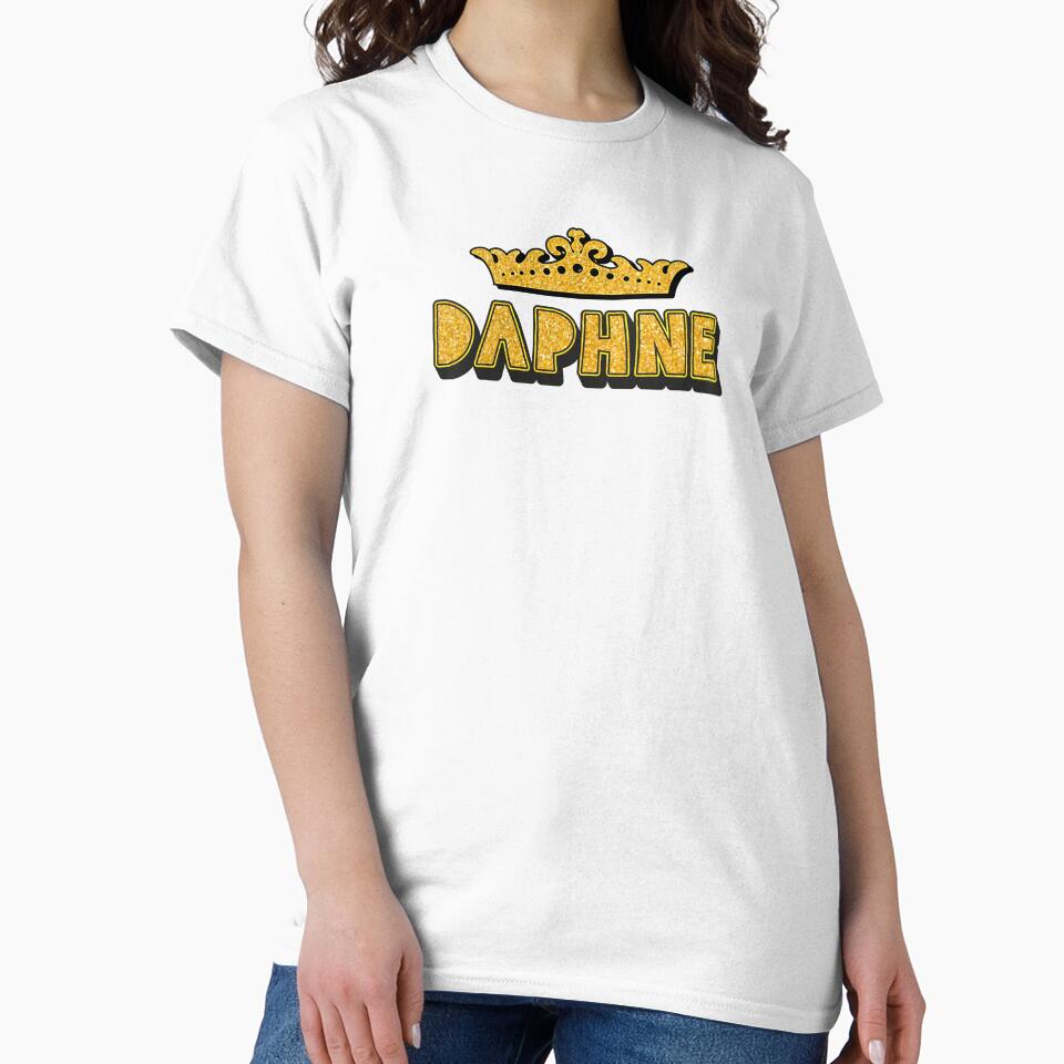 Daphne Personalized Funny Custom Name Crown Design by Watsonarts