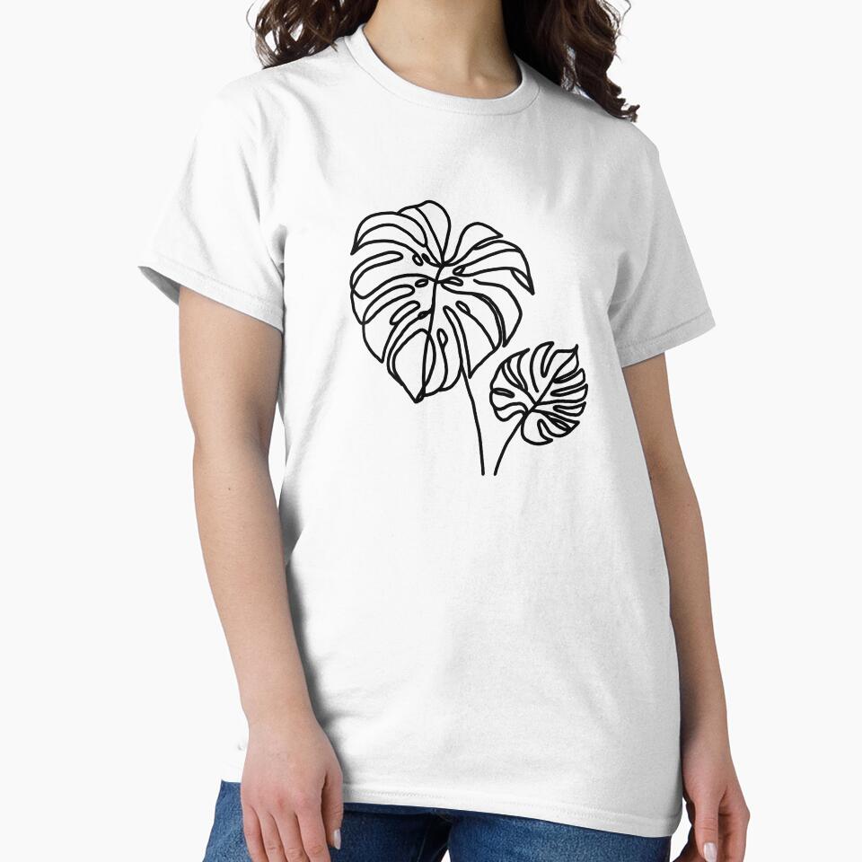 Monstera Leaves Line Art by irissletters