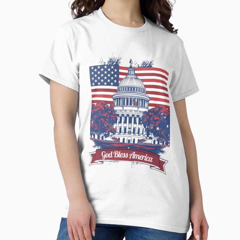 Americana Reimagined: Vintage Art Stirs Patriotic Soul by Bee Happy Creative™
